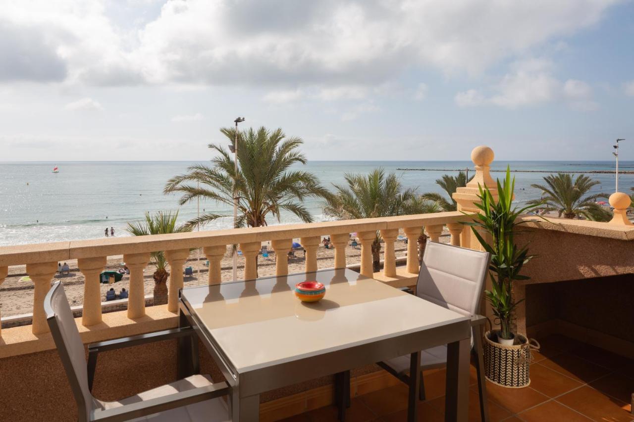 Atico Duplex De Lujo Frente Al Mar. 1A Linea Playa Apartment El Campello Bagian luar foto
